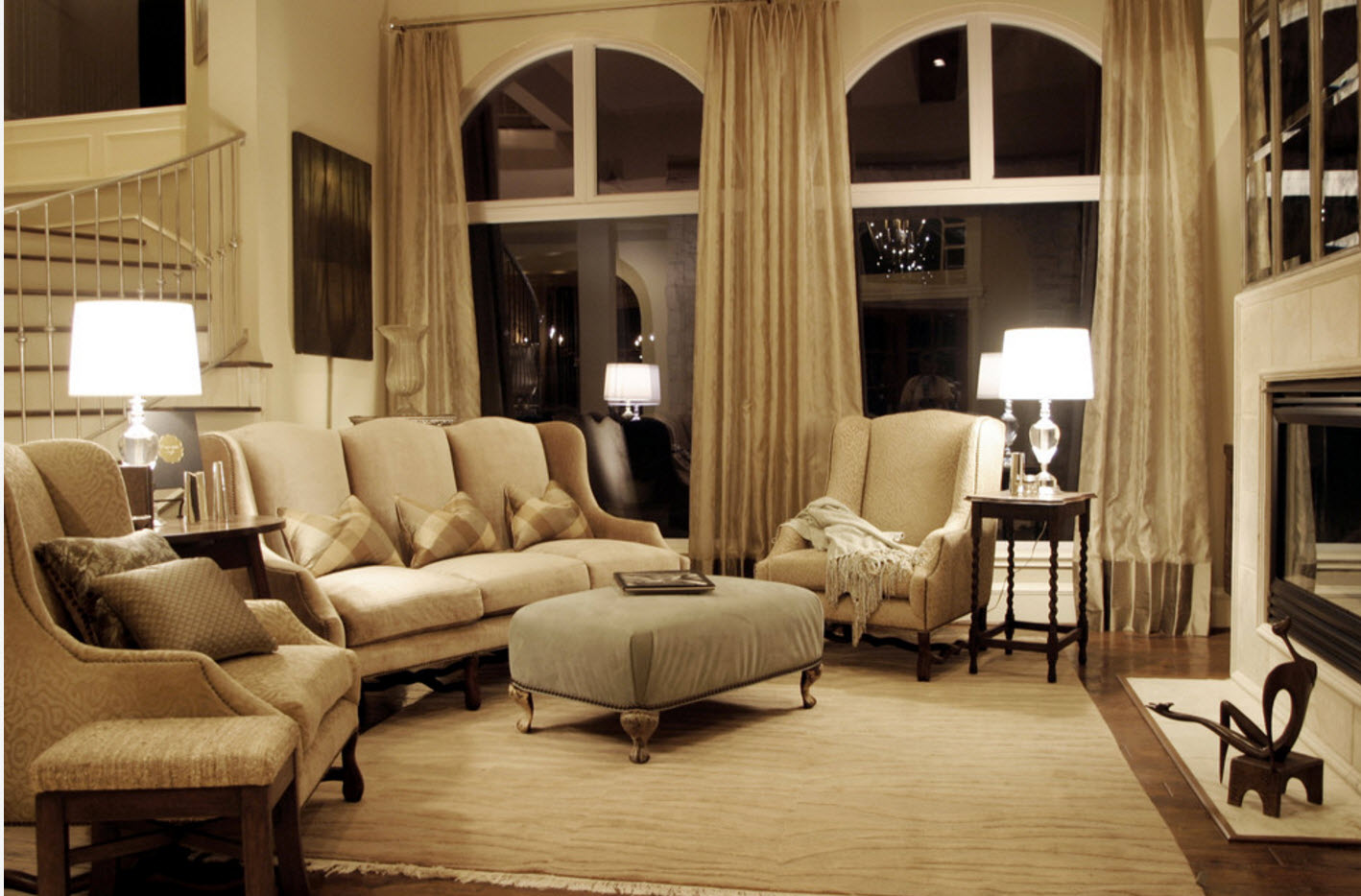 Шторы для арочных окон