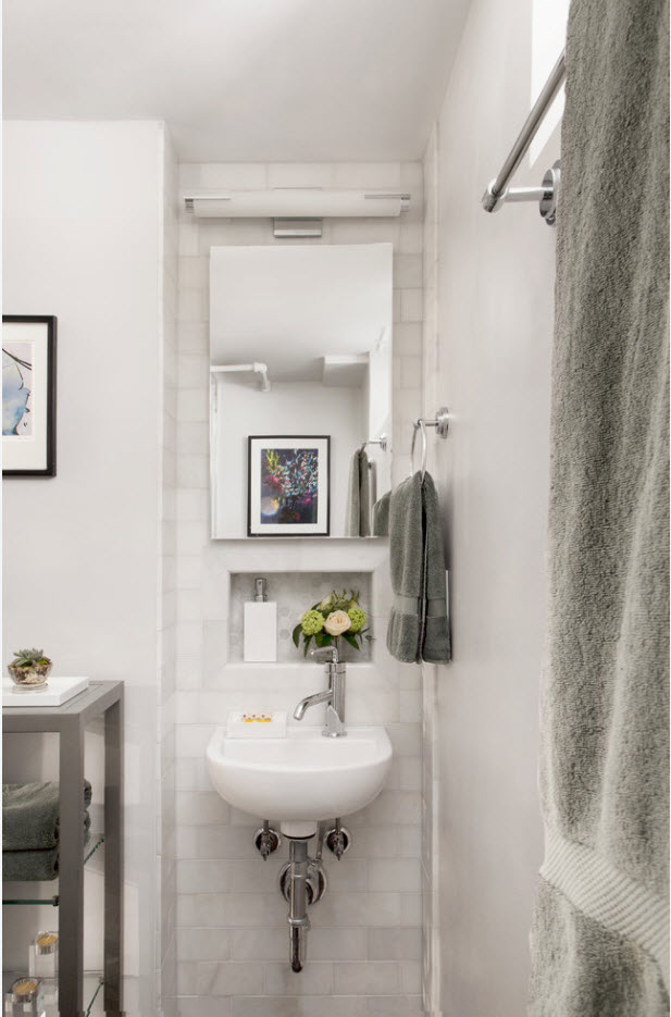 Светлая ванная комната