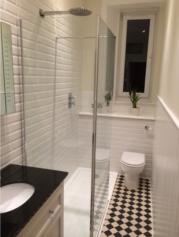 Пестрая напольная плитка