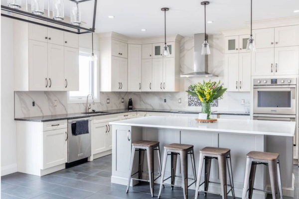 Г-образная планировка с островом