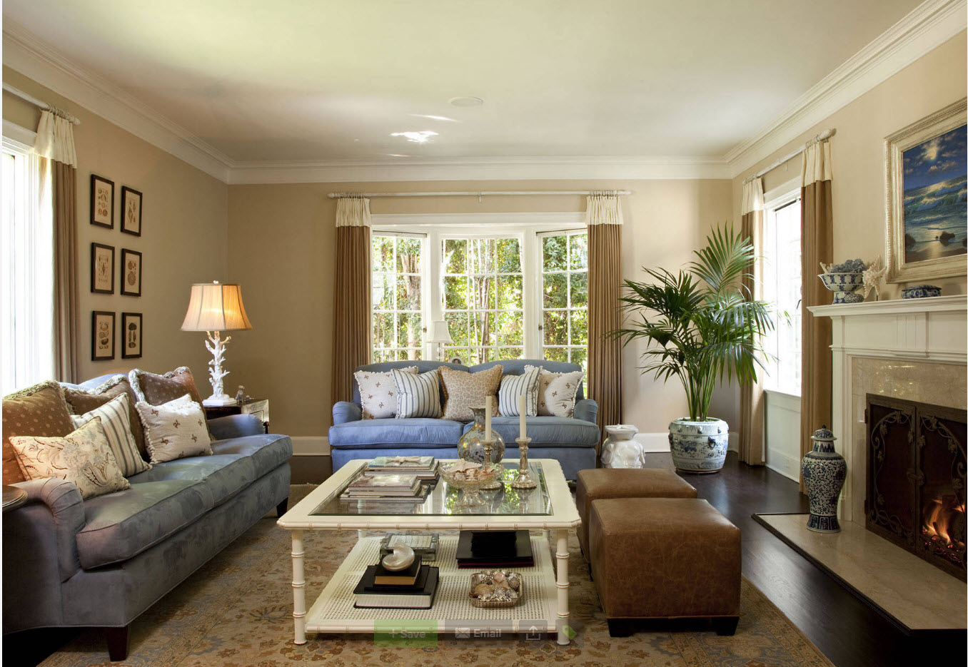 В коричневых тонах