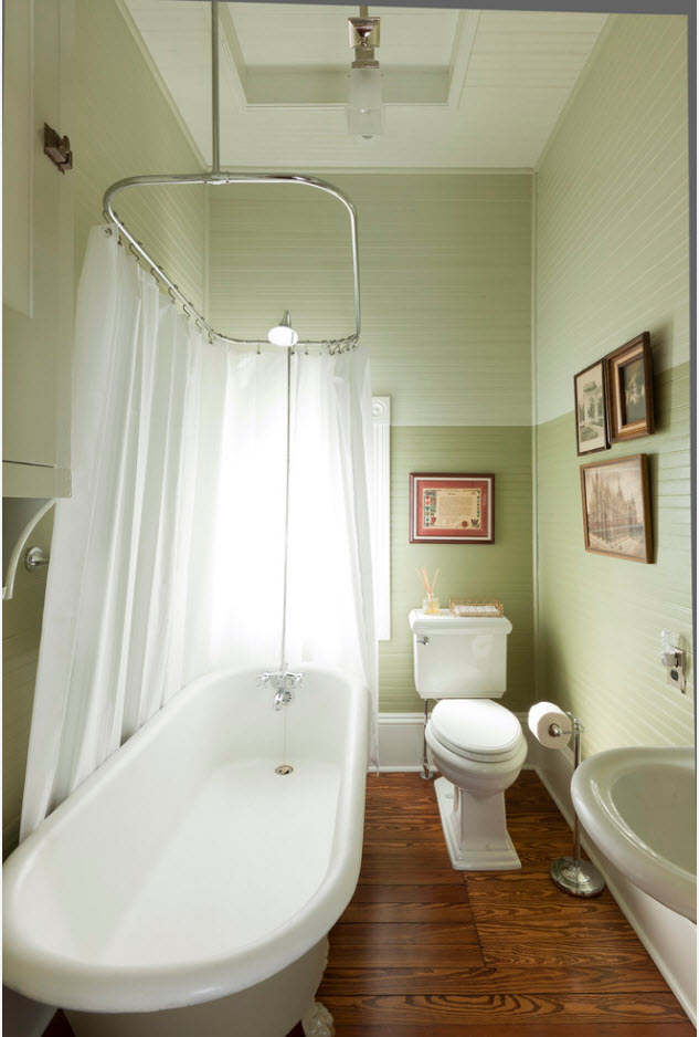 Ванна за шторой