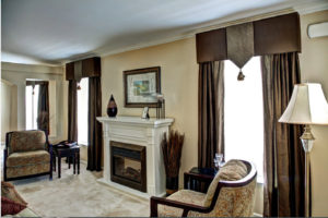 Дизайн ламбрекена для зала