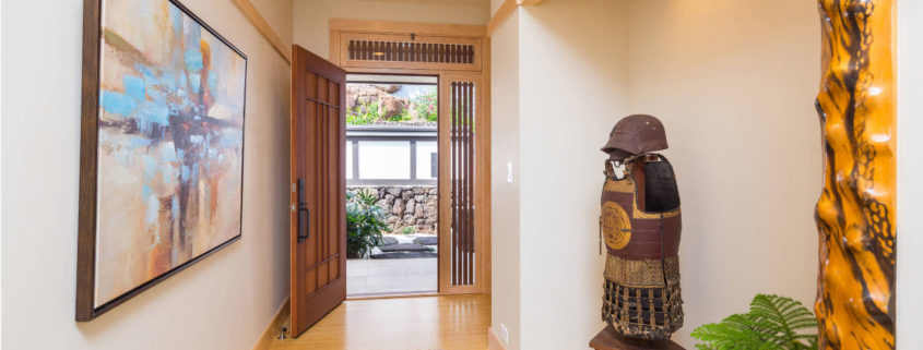 Прихожая в японском стиле