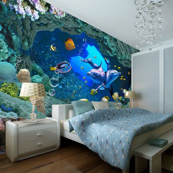 Морской мир в спальне