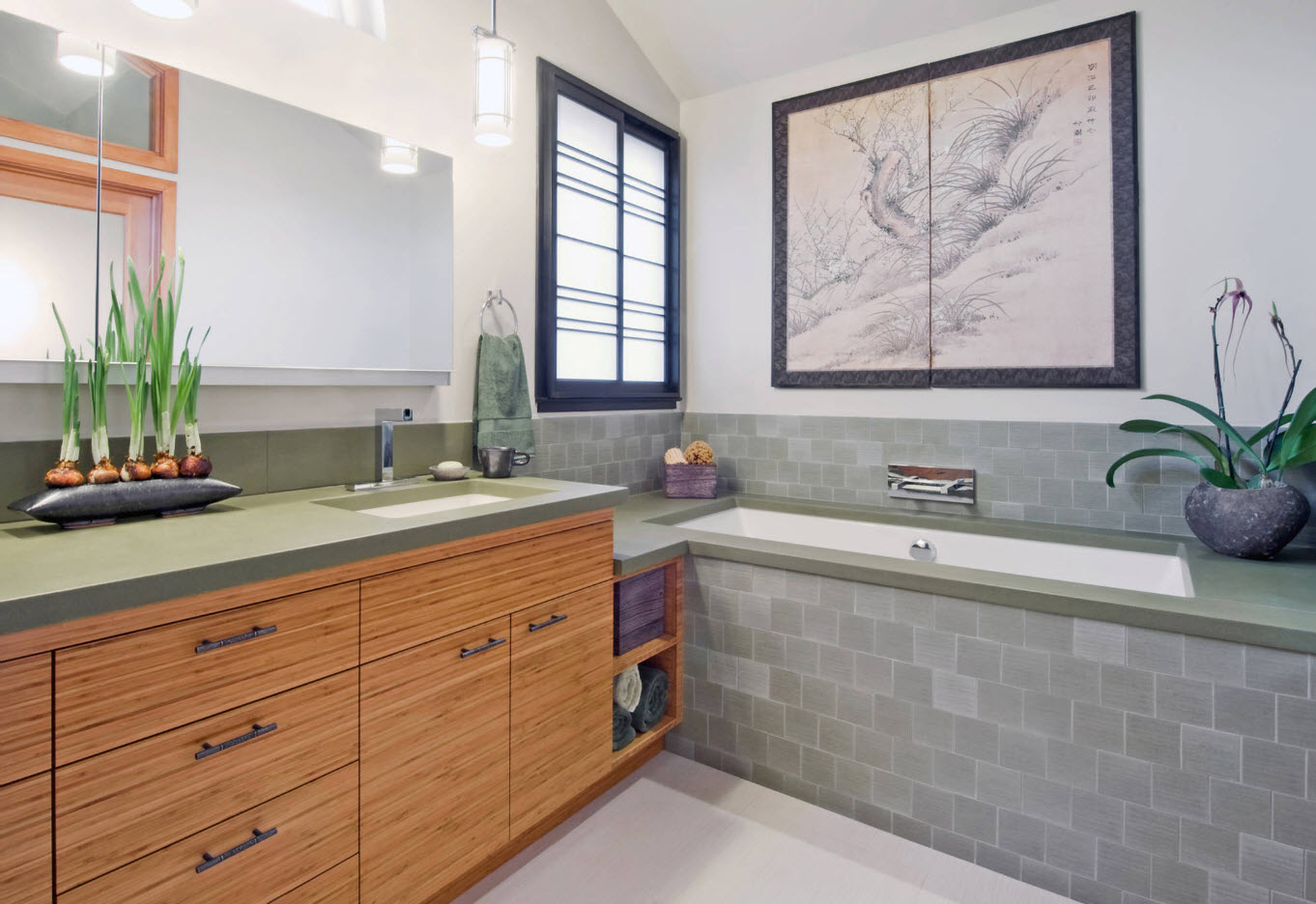 Интерьер ванной комнаты