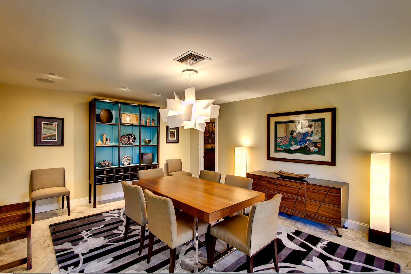 Эклектичная столовая