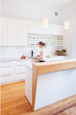 Кухня с барной стойкой