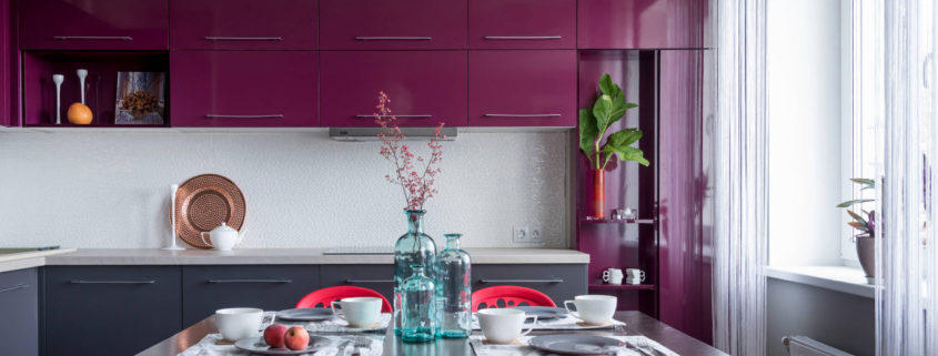 Интерьер кухни в частном доме