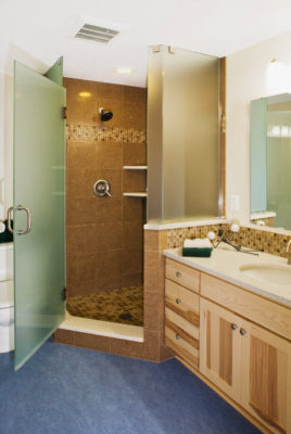 Матовое стекло для кабинки