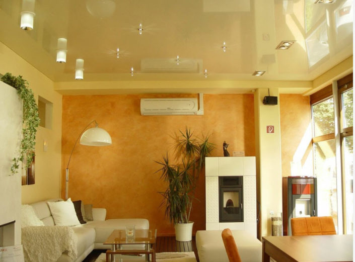 100 лучших идей: подвесной потолок в интерьере фото