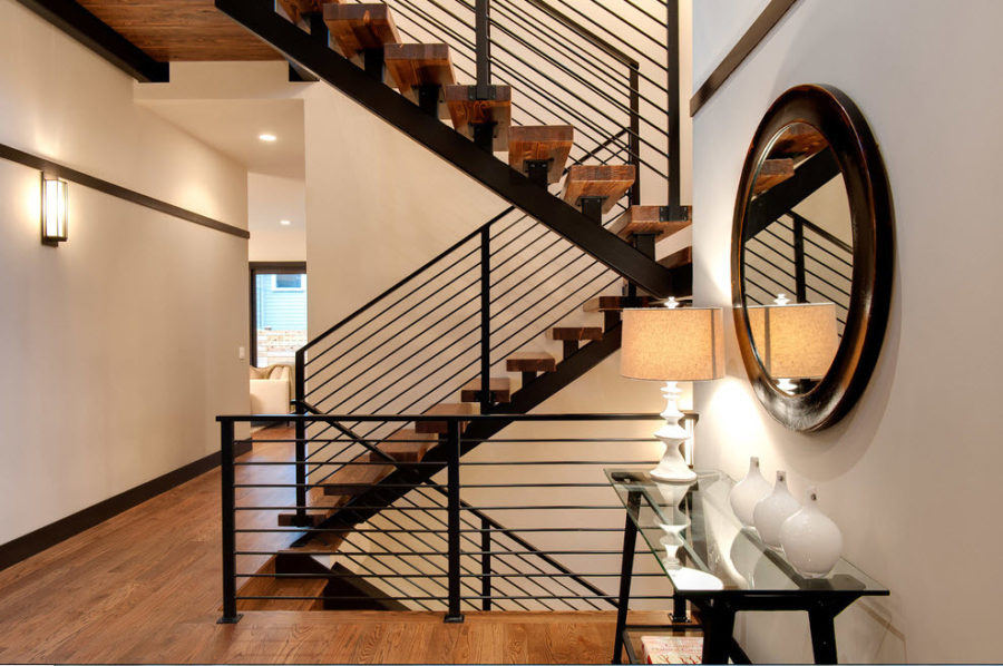 100 лучших идей: перила и поручни для лестницы на фото