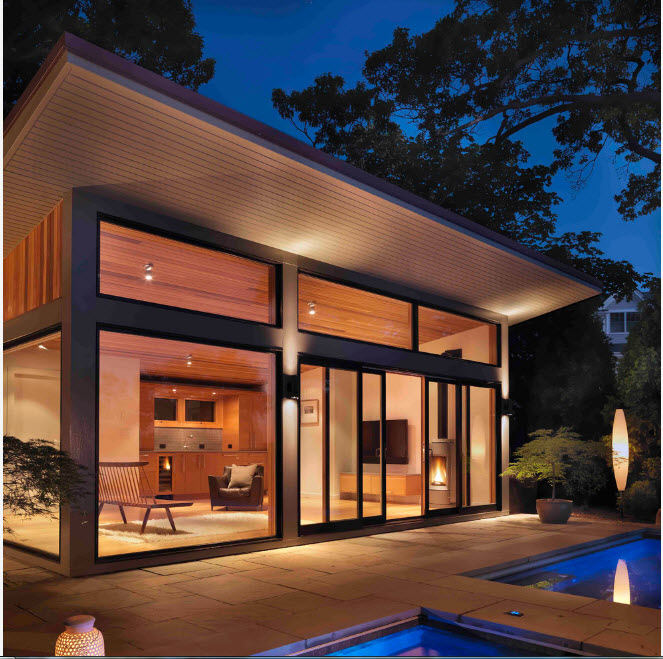 С фасадной подсветкой