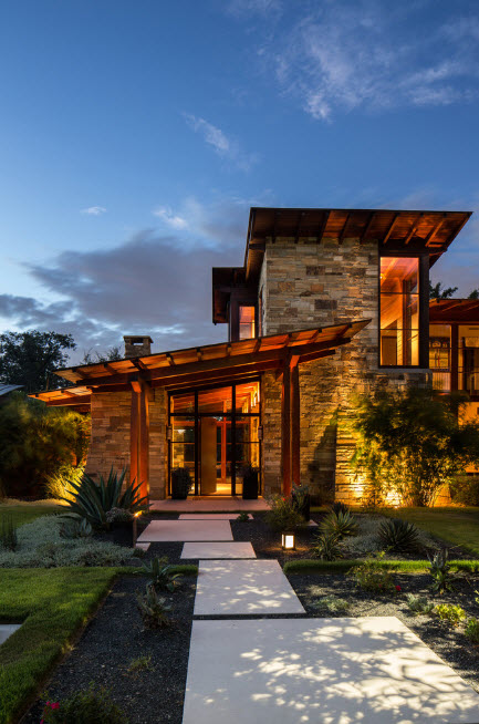 Подсвечивание фасада