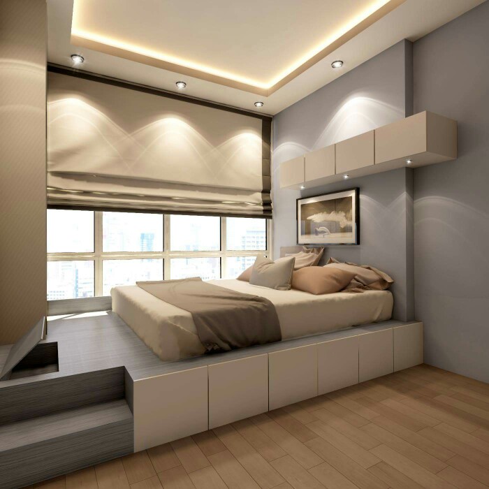 100 лучших идей дизайна: кровать-подиум на фото