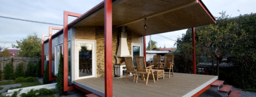 дача с террасой