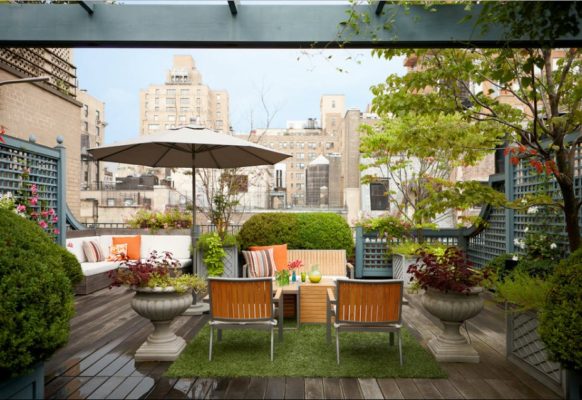 уличные вазоны в декорировании