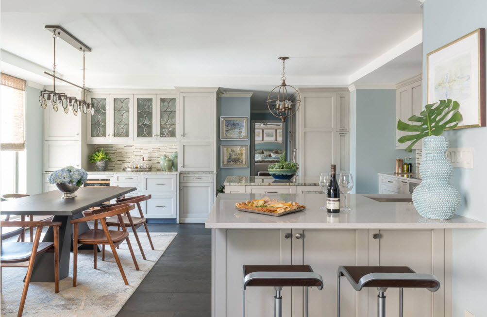 Прохладная цветовая палитра