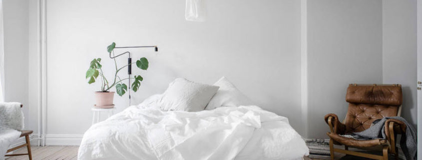 Белоснежный образ спальни