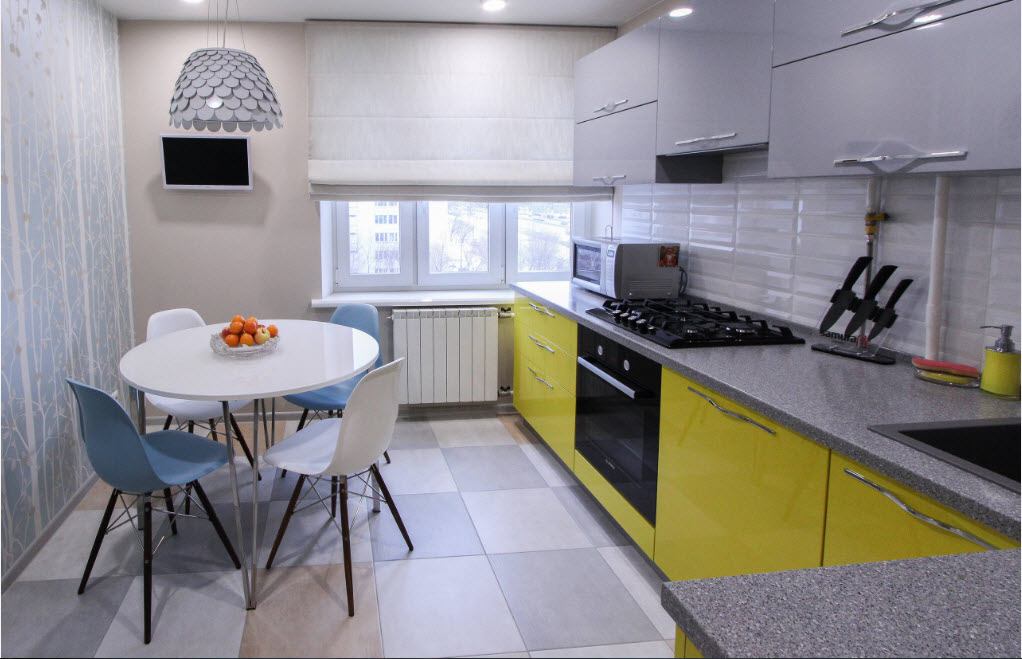Дизайн небольшого кухонного помещения
