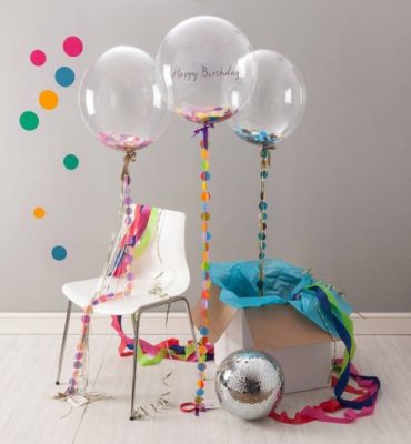украшение комнаты шарами на день рождения ребенка