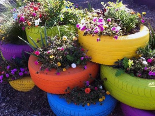 забор из шин