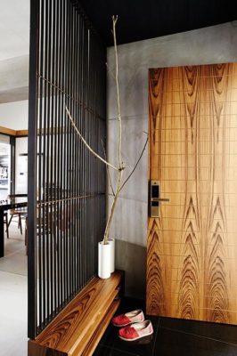 сочетание дерева и металла