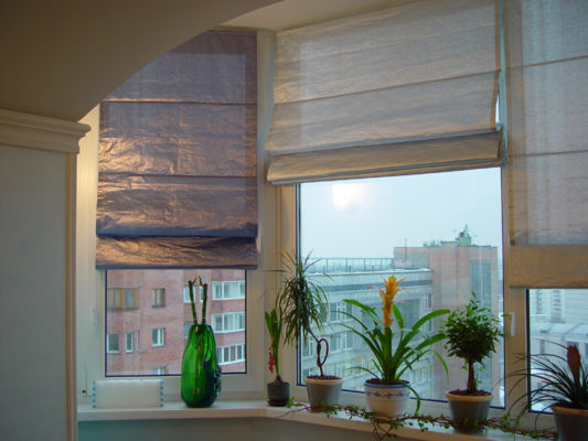 стильные шторы для городской квартиры