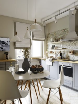кухня с балконом: красивый дизайн