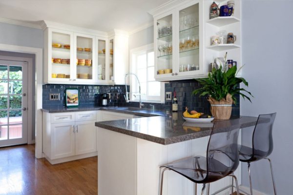 интересное обустройство кухни 9 кв м