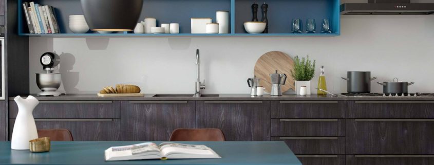 оригинальная прямая кухня