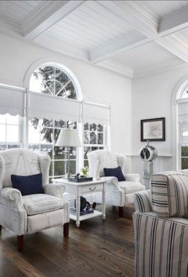 потолок из массива в деревянном доме