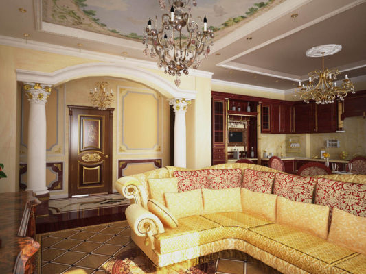 стильный ремонт в классическом стиле