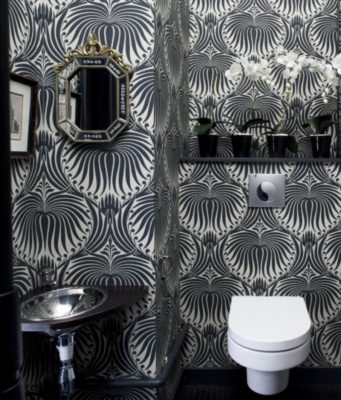 черно-белые жидкие обои