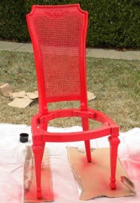Красные стулья: шаг седьмой