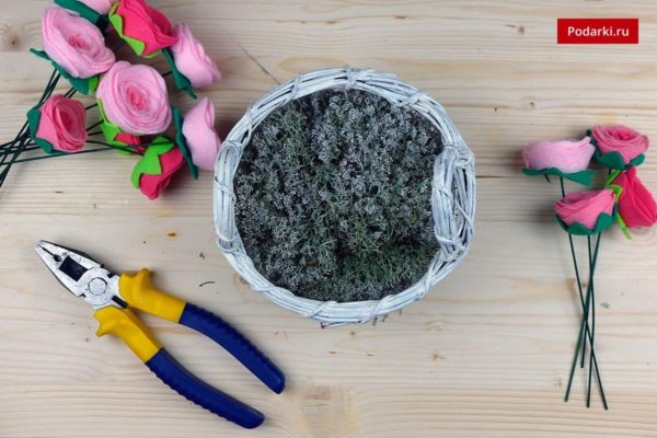 Цветы из фетра: шаг девятнадцатый