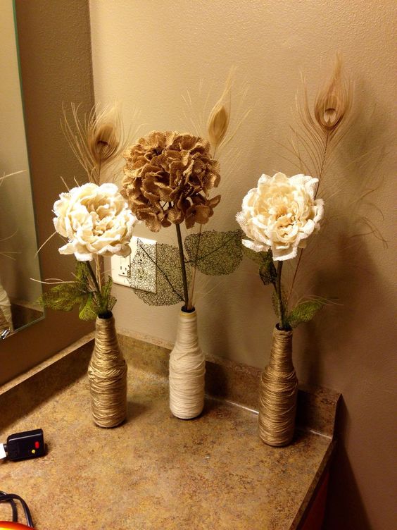 Подборка Напольные вазы: красивый декор своими руками на фото
				