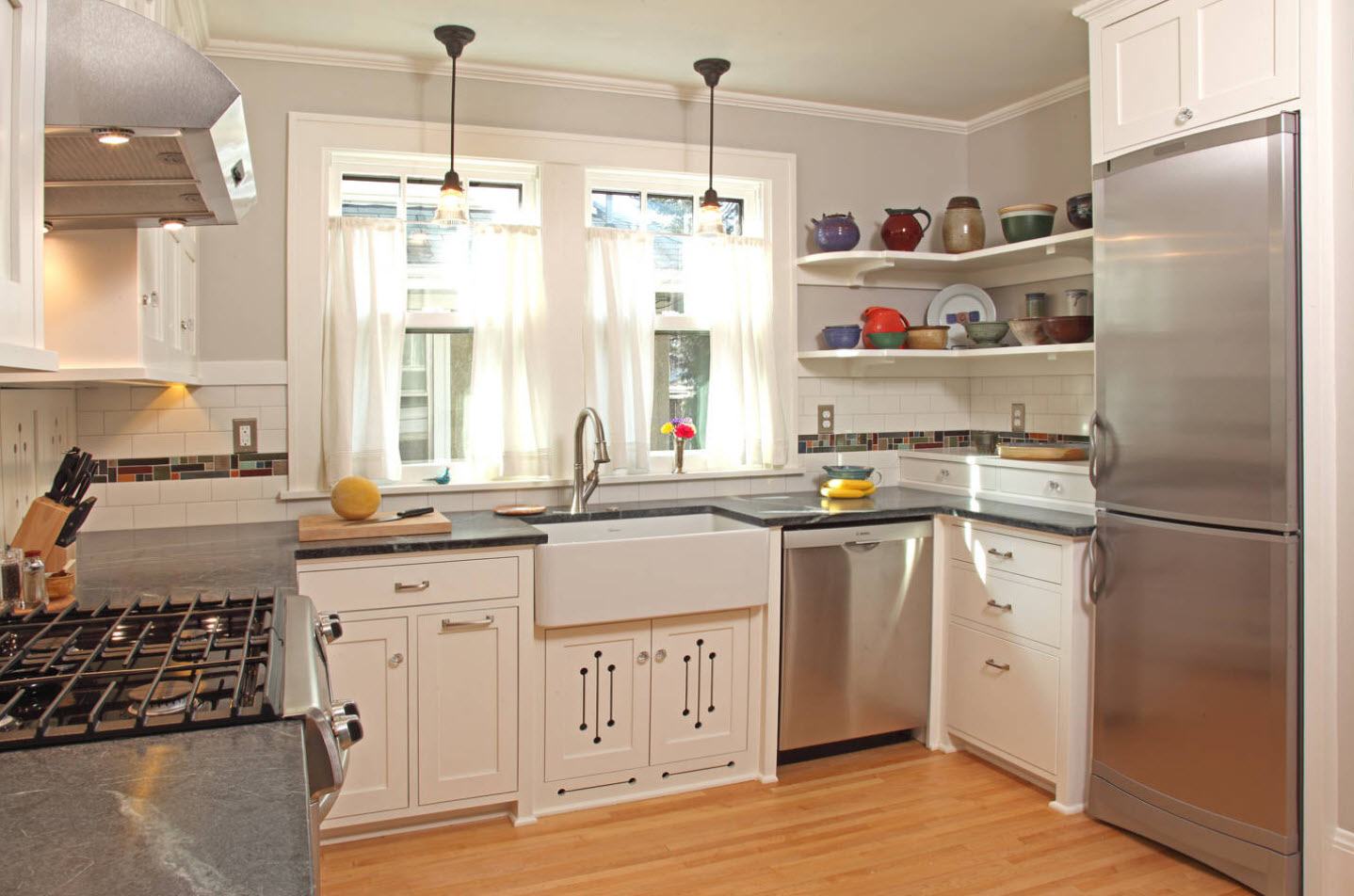 Дизайн Кухни 6 М2 С Холодильником Фото