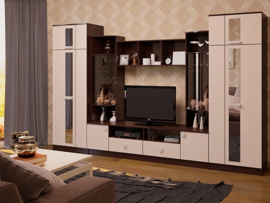 Современные стенки в гостиную: 200 лучших идей [Интерьер 2019]