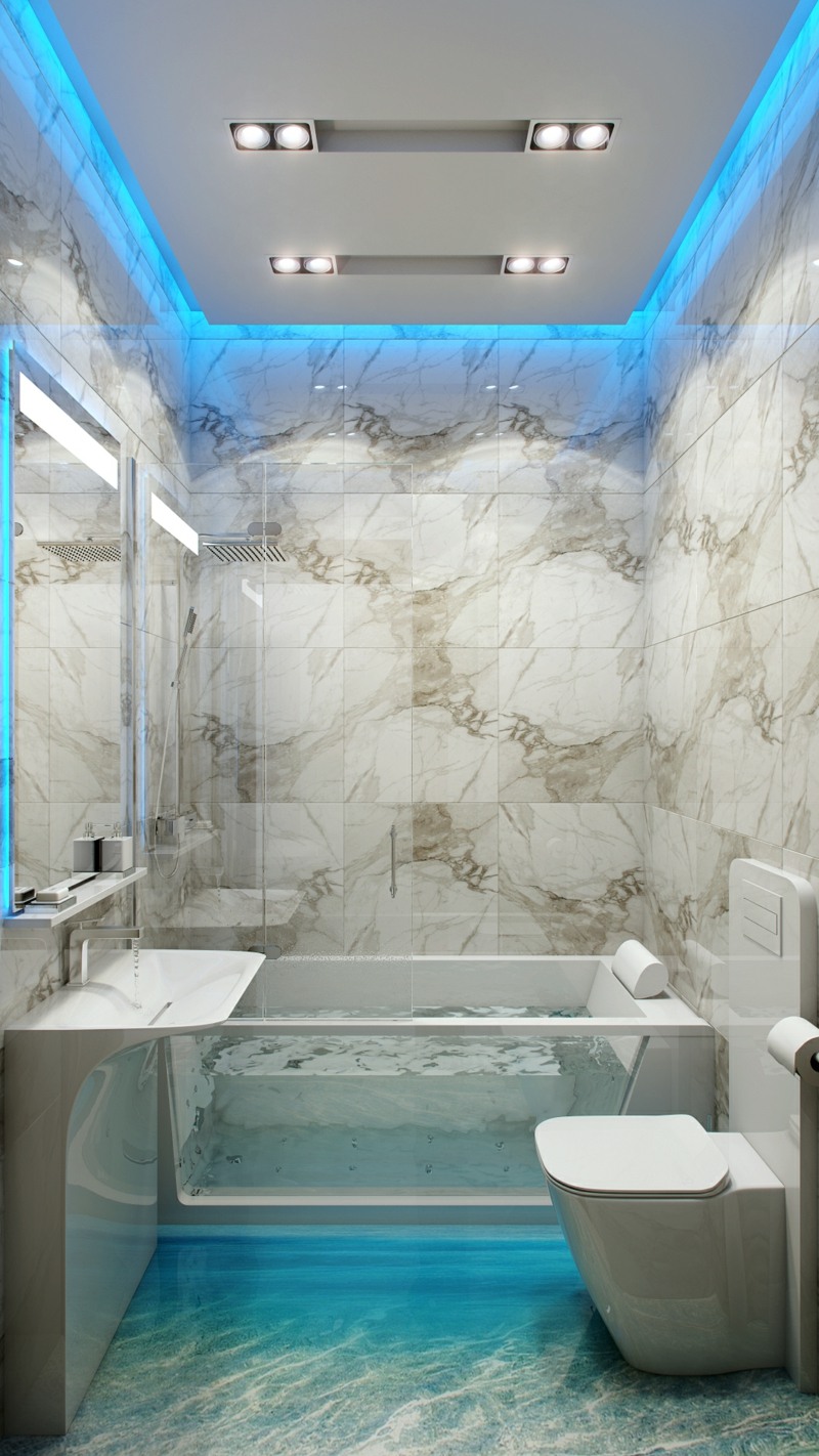 100 БОЛЬШИХ идей для МАЛЕНЬКОЙ ванной на фото - Дизайн интерьера