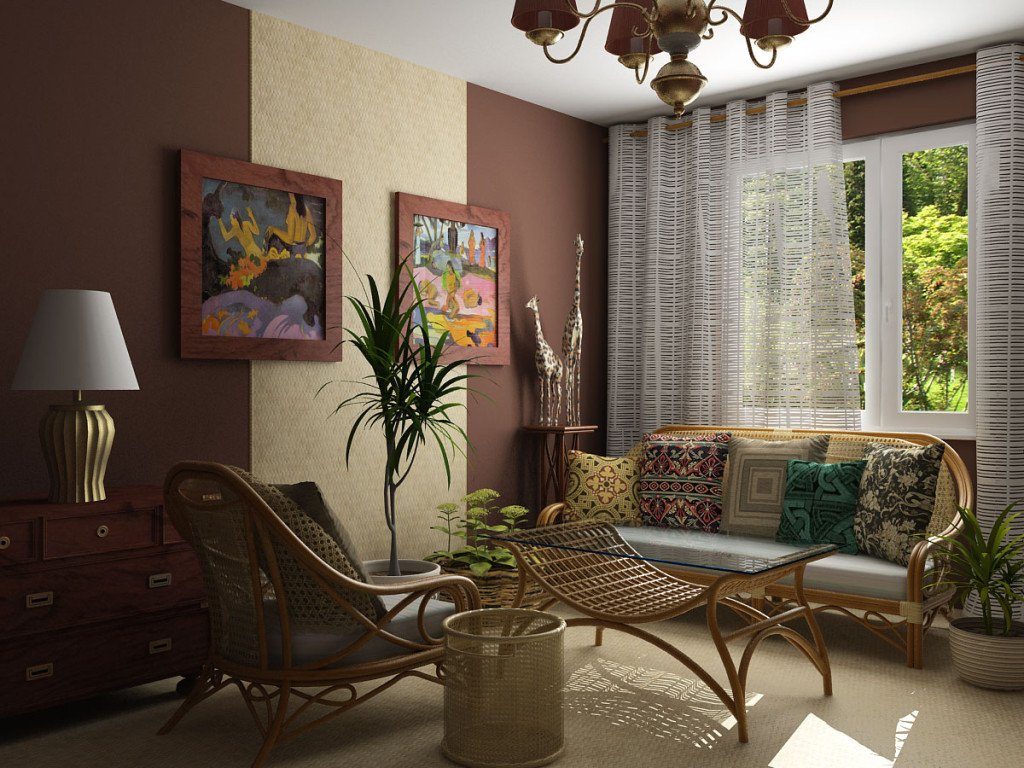 Коричневая гостиная (фото): практические советы по комбинированию цветов, стилей и элементов декора между собой
