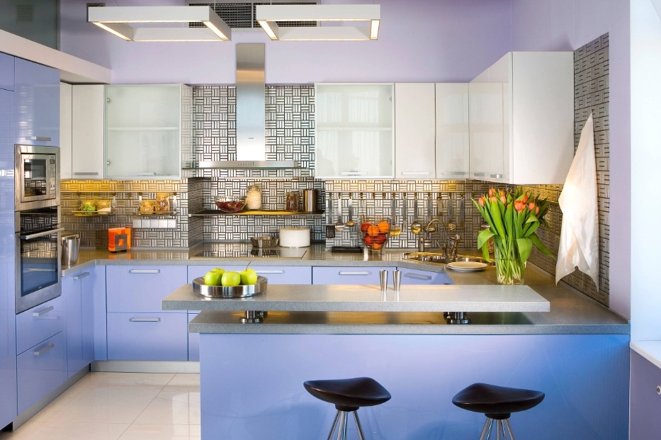 Блакитна кухня: 100 фото модних новинок, поєднань