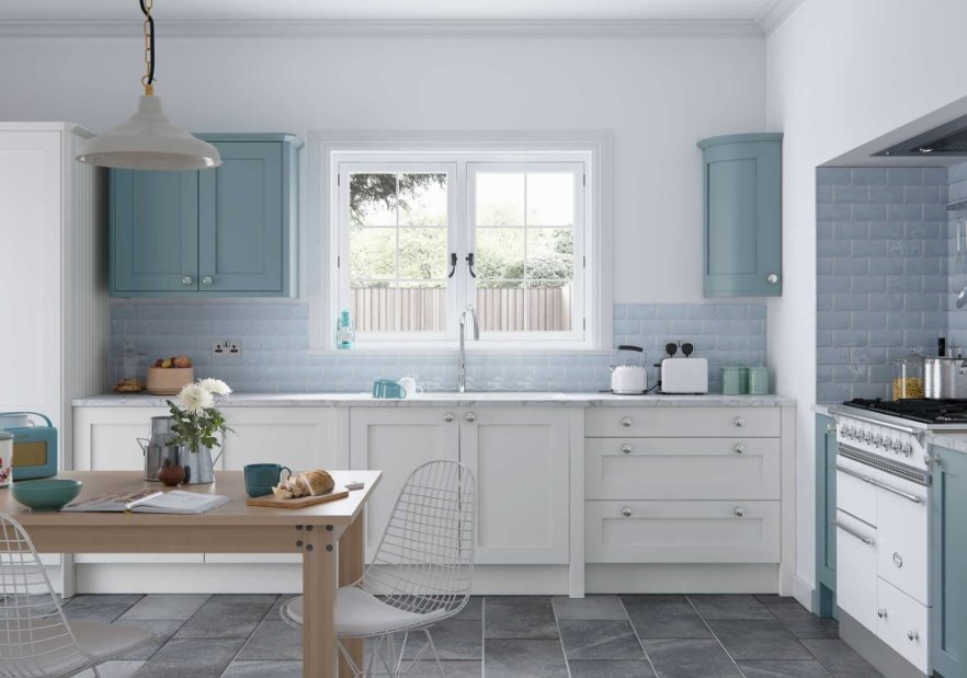Кухня голубого цвета: особенности, правила и советы, дизайн интерьера в голубых тонах