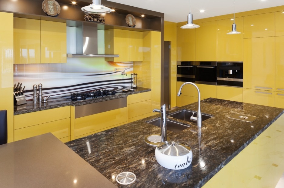 Жовта кухня - 100 фото найкращих ідей дизайну та поєднань