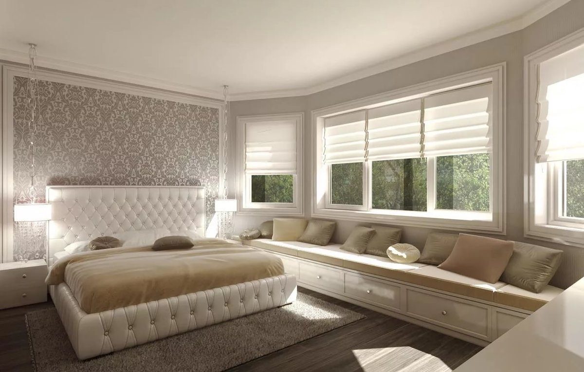 Спальня в частном доме: 100 фото ЛУЧШИХ идей дизайна интерьеров
