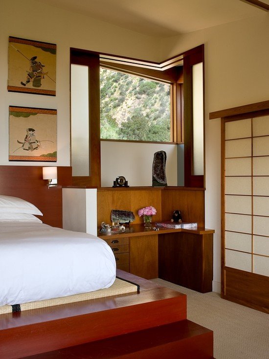 Спальня в японському стилі: 100 фото модних ідей