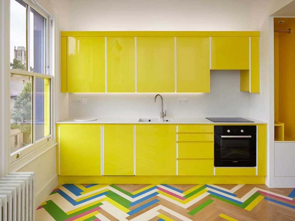 Кухня лимонного цвета: 100 фото красивых идей дизайна
