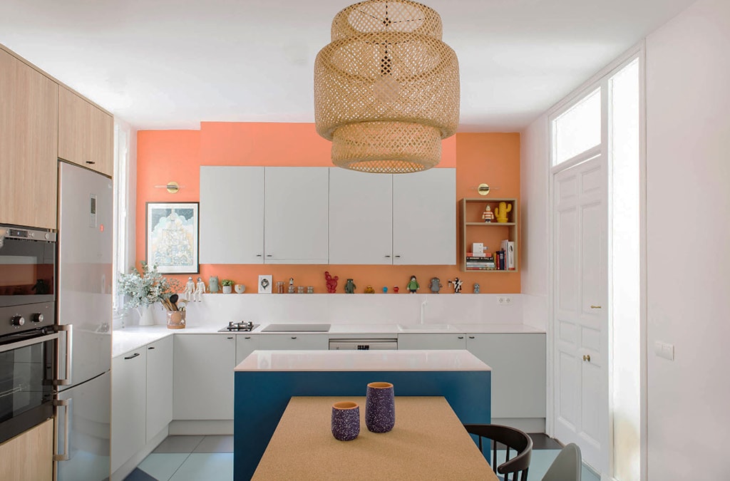 Кухня персикового кольору: 100 фото найкращих ідей