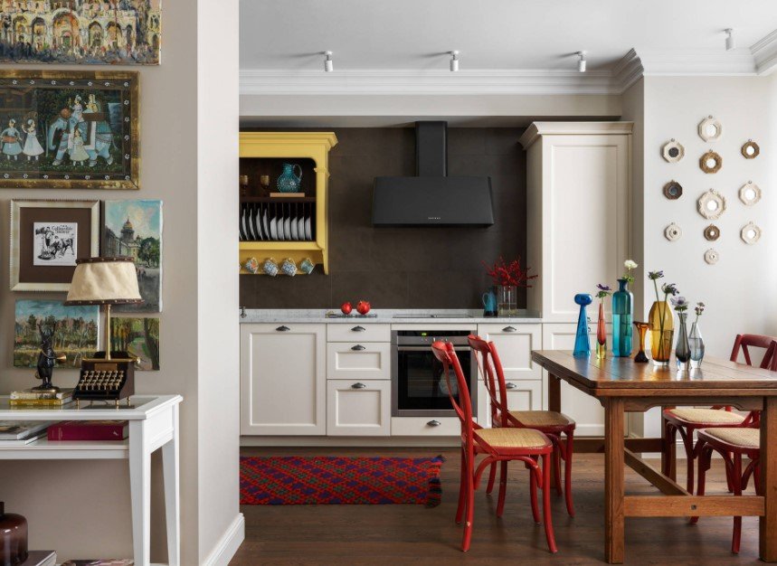 Поєднання кольорів в інтер'єрі кухні: 100 фото найкращих прикладів