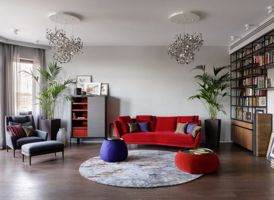 Модульні меблі для вітальні в сучасному стилі: 100 фото-новинок